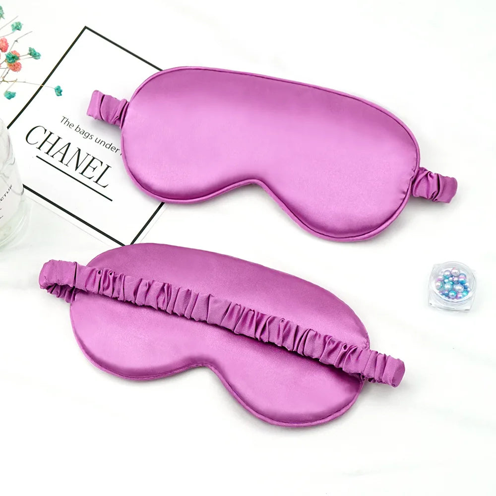 Imitated Silk Sleep Eye Patch Mask With Elastic Headband