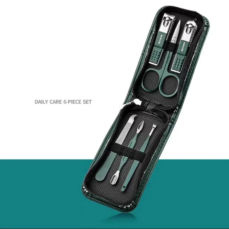 Nail Scissors Set 6 Piece Manicure Tools Portable Household