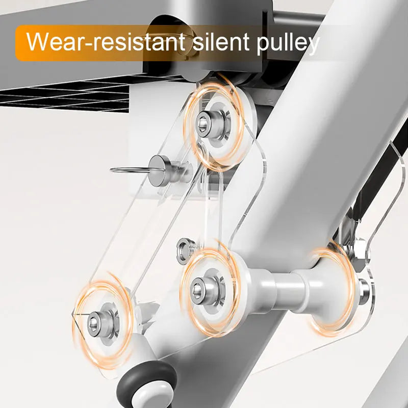 Vertical Climbing Machine Folding White Gym Cardio Strength