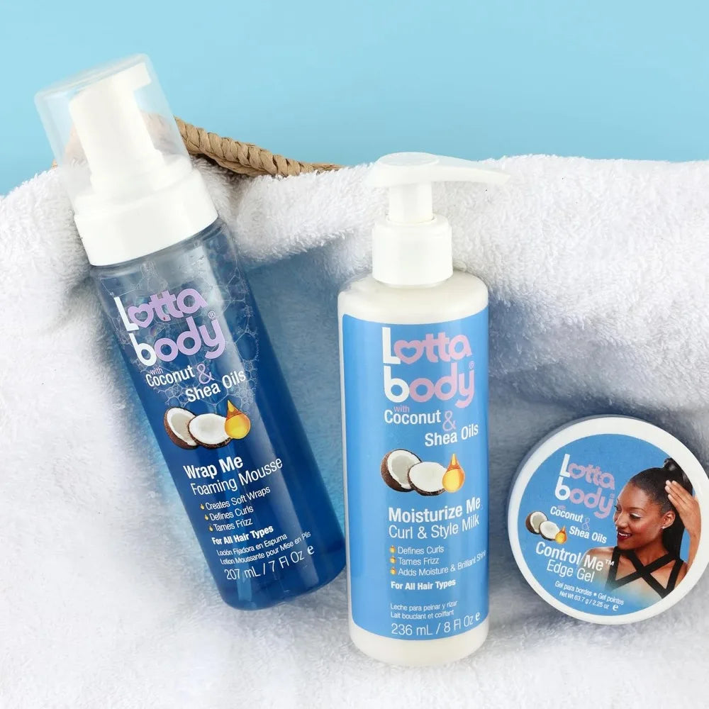 Coconut Oil And Shea Wrap Me Foaming Curl Mousse Curly Hair