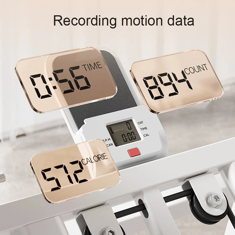 Vertical Climbing Machine Folding White Gym Cardio Strength